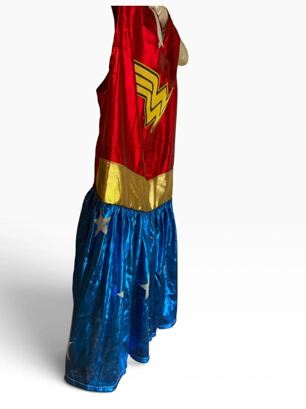 Rubies DC Dog/Cat Wonder Woman Costume Red, Gold & Blue Superhero Pet Costume